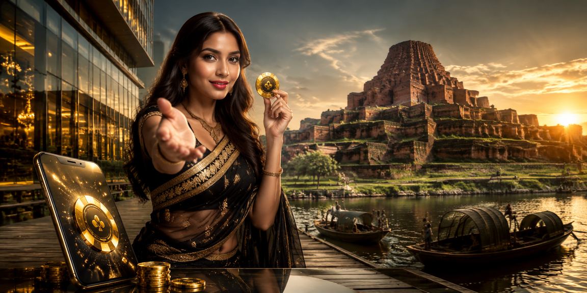 বাংলাদেশি মডেল মোবাইলে লাইভ ক্যাসিনো গেম উপভোগ করছেন