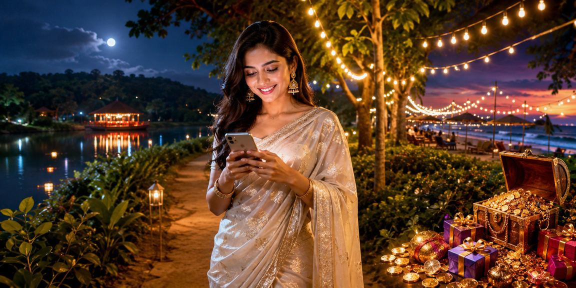 কক্সবাজারে শাড়িতে মোবাইলে ডিপোজিট ও অনলাইন গেমিং